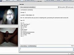 Chatroulette:  Cum blast with a Hot Breasty Blond