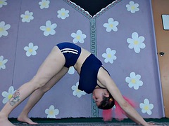 Yoga Workout Class for Beginners Live Stream Latina Flashing Nip Slip