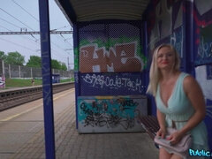 Blonde Fucked Behind Train Station 1 - Erik Everhard