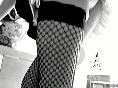 Analny, Blondynka, Buty, Lateks, Jednolity
