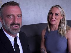 Kirsty Fucks In A Threesome With A Bodybuilder Husband Pascal White