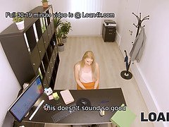 Blonde loaner's pussy pounded hard in HD reality casting