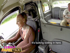 Female Fake Taxi The broken meatpipe rectal test pound