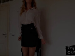 Amatorka, Buty, Dominacja, Femdom, Fetysz, Bielizna, Naturalne cycki, Drobna