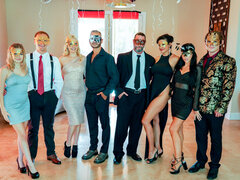 Blond, Pijpbeurt, Bruinharig, Hondjeshouding, Groep, Handbeurt, Orgie, Feest
