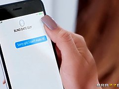 Jordi bangs my wife's hungry pussy with his big cock on doorbell test
