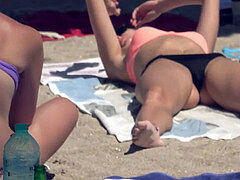 gigantic rump Sexy Amateurs Teens - Hot Bikini Voyeur Beach movie