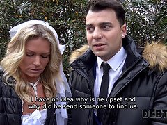 Czech bride Claudia Macc fucked in front of her upset groom