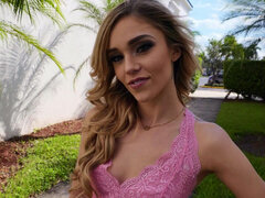 Gorgeous Kali Roses gets picked up and fucked POV