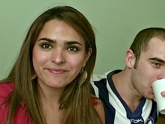 Real couples first time on cam VALERIA and RICARDO