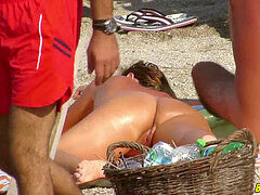 Nudist mind-blowing steaming milfs Spied at The beach Hd Voyeur Spy Video
