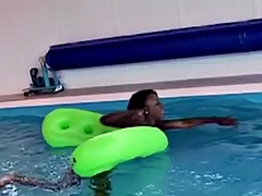 EXPLOITED AFRICAN IMMIGRANTS - African refugees fucked at swinger pool party amateur