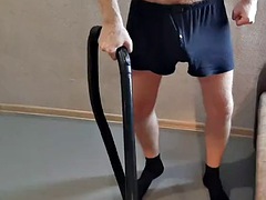 A male TimonRDD with high testosterone fucks a masturbator attached to a vacuum cleaner
