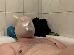 Bdsm, Festlig, Homofil, Tysk, Latex, Dusj, Alene, Leker