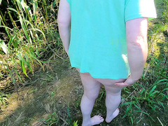 Grote mammen, Dominatie, Flashing, Openbaar, Straf, Klap, Billekoek, Tieten likken