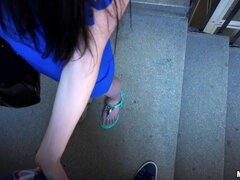 Raven Haired Euro Chick Gets Banged
