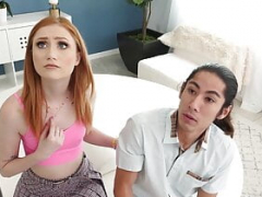 FACIALS4K Redhead Begs For More than one Facials In Three-way