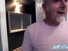 Fat Slut Crystal Blue Takes a Big Older Dick in Her Tight Asshole