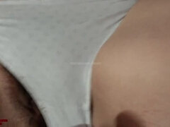 Culo grosso, Cicciona, Schizzo di sborra, Figlia, Da dietro, Lingerie, Mutandine, Figa