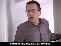 Familystrokes - hardcore my hot step-mom for her birthday