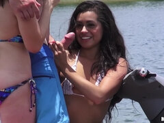 Real Slut Party. Teens Ride The Party Boat. Part 1