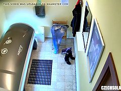 Tschechisch, Hd, Lecken, Muschi, Solarium, Spion, Spanner, Netzkamera