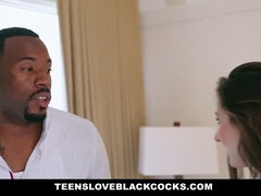 First time with a BBC for Elektra Rose - Busty Brunette Teens Love Black Cocks!