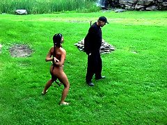 Amaterji, Bdsm, Bondage, Rjavolaska, Kmetija, Flexible, Muco, Sužnja
