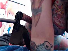 Amateur, Anal, Nana, Belle grosse femme bgf, Gros seins, Gode, Double pénétration, Webcam
