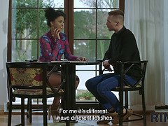 Selva Lapiedra and Mikael Nyoman have a hot first date - watch them give a stunning rimjob