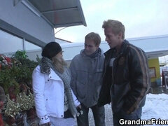 Stor kuk, Cougar, Dubbelpenetrering, Granny, Hd, Mogen, Verklighet, Trekant