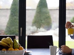 British redhead Lenina Crowne gets big dick fuck from husband