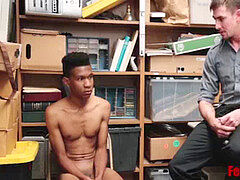 black Teen Twink Fucked rock-hard By milky Cop -