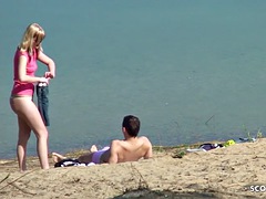 해변, 커플, 독일인, 하드코어, 청소년, 관음증이 있는 사람