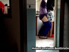 Asian Wife Fucked From Behind At Kitchen