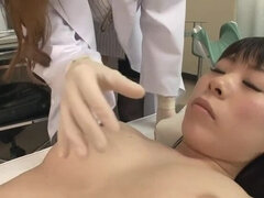 Japanese doctor gloved examination 1
