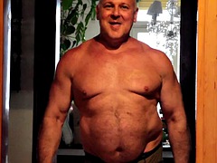 아마추어, 게이, 머리카락이 많은, 마사지, 근육, 스위스인, 웹캠