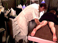 Leie, Asiatisch, Ehemann, Japanische massage, Massage
