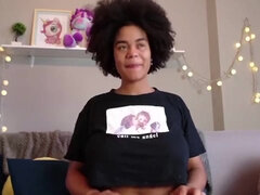 African teen on webcam  NBC - Big jugs