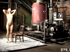 Sexy Sasha lives out her fantasies in the boiler room