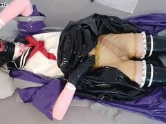 Gay, Latex, Maska, Masturbácia, Stockings, Uniforma