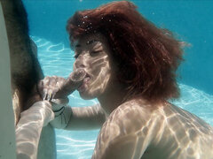 Sex by the pool with hot bitches Fiona Frost and Kira Perez