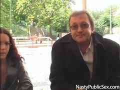 Hot young lady and Tim Wetman dogging in Prague