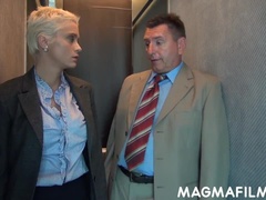 Cul, Gros seins, Queue, Néerlandais, Rugueux, Secrétaire, Serré, Uniforme