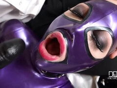 Latex Punishment Session, Part 1 featuring Latex Lucy: Big Tits, Toys, Spanking