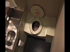masturbation in airplane bathroom