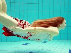 아기, 흑갈색 머리, 여자, 머리카락이 많은, 공개적인, 러시아인, 단단한, 수중