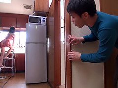 Asiáticoa, Vestidas, Loba, Japonêsa, Meias, Madrasta, Chupar, Adolescente