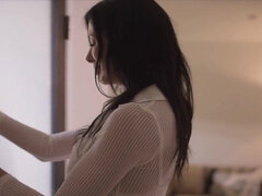 Kukk suging, Brunette, Sperm skott, Hardcore, Milf, Orgasme, Realitet, Røff