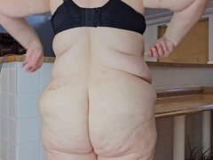 크고 아름다운 여자, 큰 엉덩이, 약간 뚱뚱한